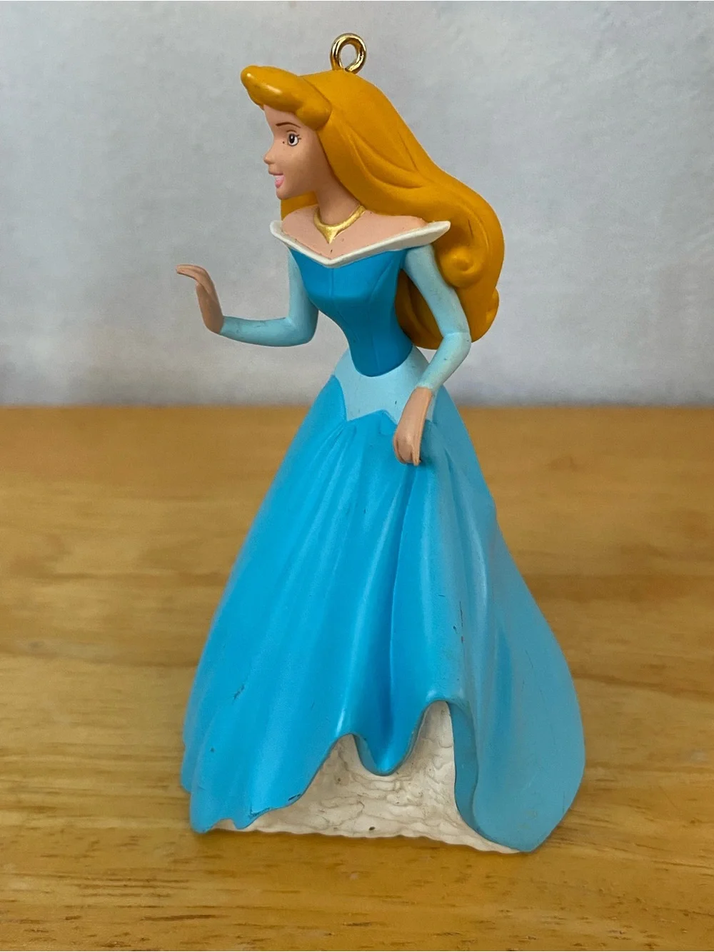 1998 Hallmark Princess Aurora Ornament with Fairies Mini Ornament